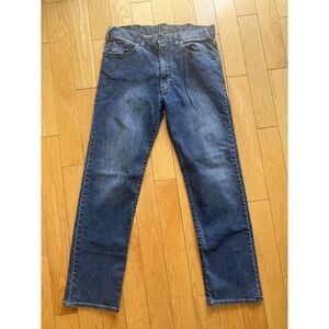 Armani Jeans Men's 34 x 32  J31 Regular Fit Straight Dark Denim Jeans 5 Pocket